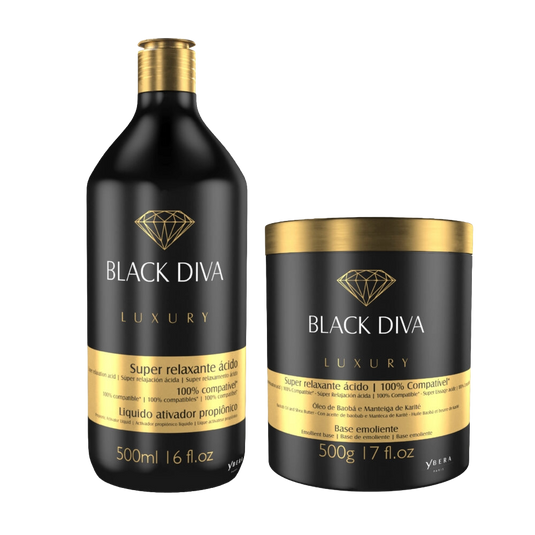 Kit Alisado Black Diva Ybera Paris – Activo y mascarilla para cabello afro y muy rizado
-2