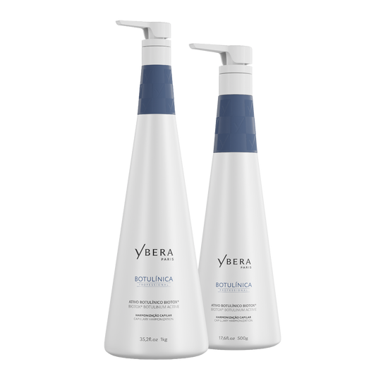 Activo Botulínico Biotox® de la línea Botulínica de Ybera Paris, en envases con dosificador de 500 g y 1 kg.