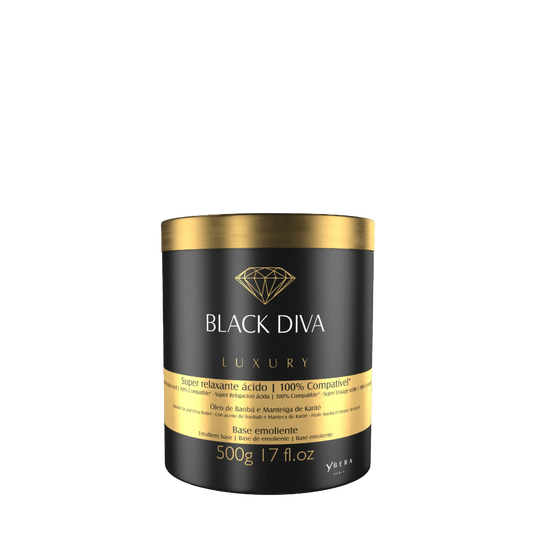 Mascara Black Diva Base Emoliente, crema nutri-lipídica para rizos definidos o liso Ybera Paris