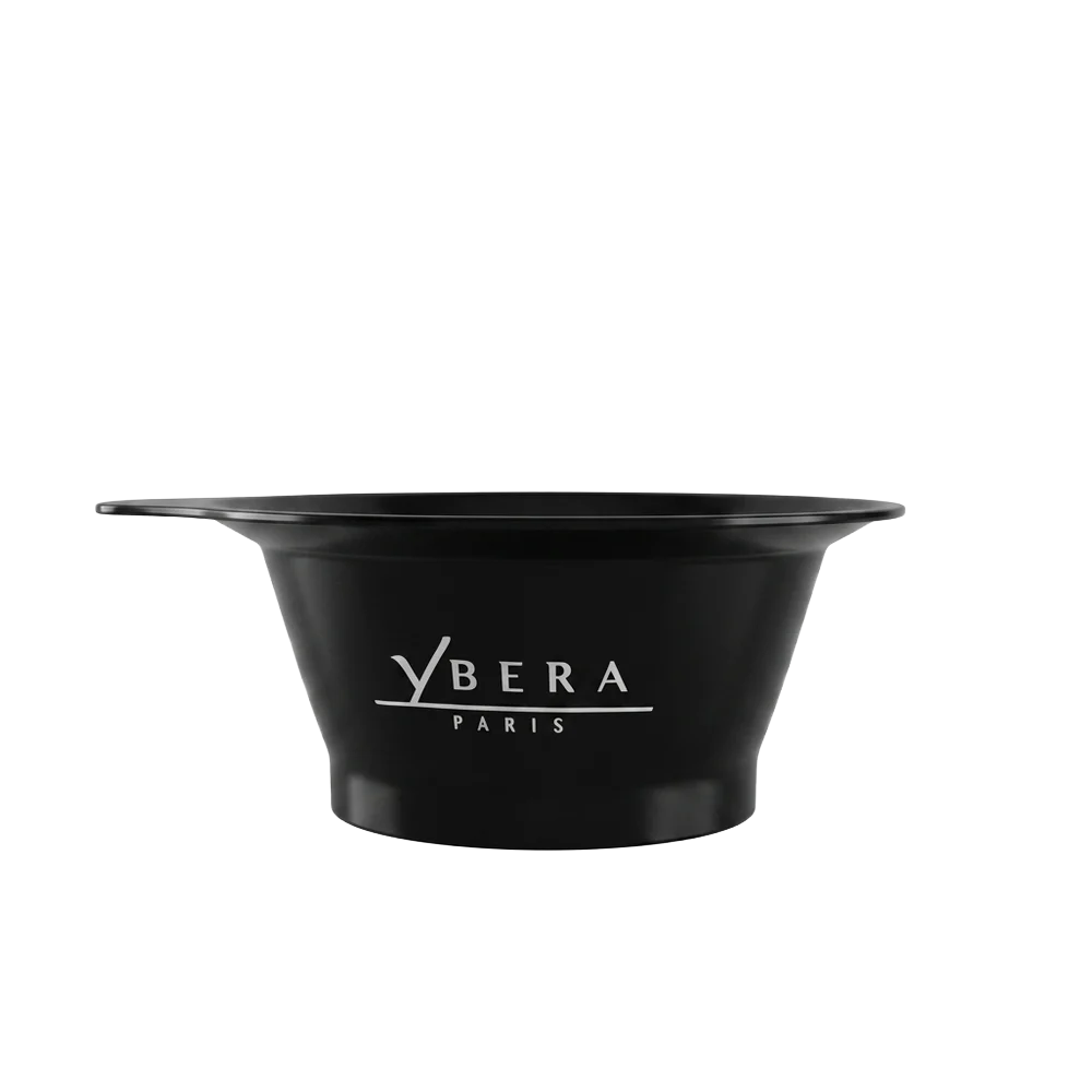 Coctelera profesional Ybera Paris para dosificar y mezclar productos capilares.