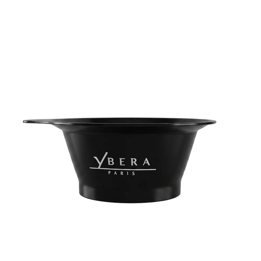 Coctelera profesional Ybera Paris para dosificar y mezclar productos capilares.