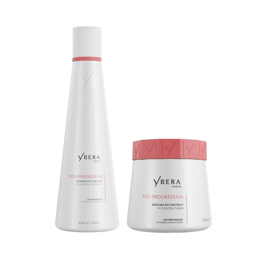Pós-Progressiva pH Control® Home Care de Ybera Paris, kit para cuidar el alisado en casa.