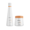 Pack MirraCura de Ybera Paris con champú y mascarilla para el cuidado del cabello dañado.