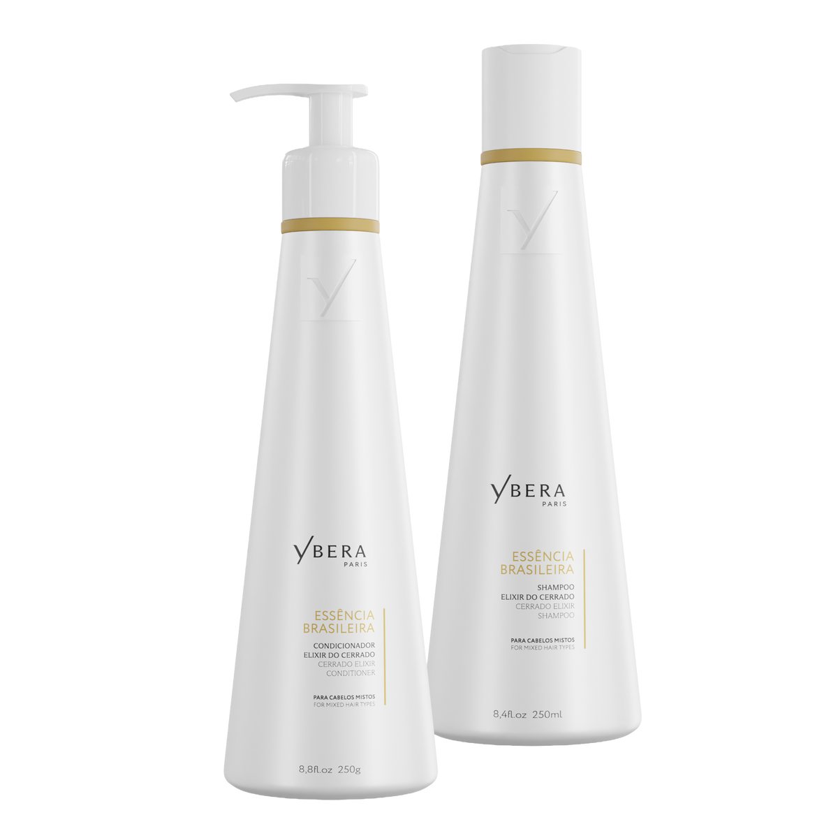Champú 250 ml y acondicionador 250 g Elixir do Cerrado Home Care de Essência Brasileira
