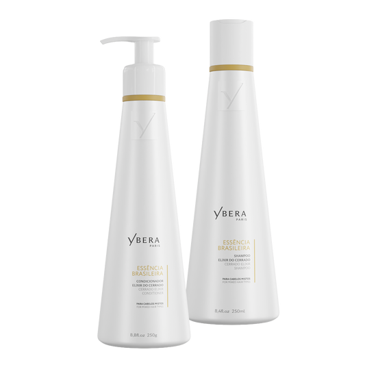 Champú 250 ml y acondicionador 250 g Elixir do Cerrado Home Care de Essência Brasileira