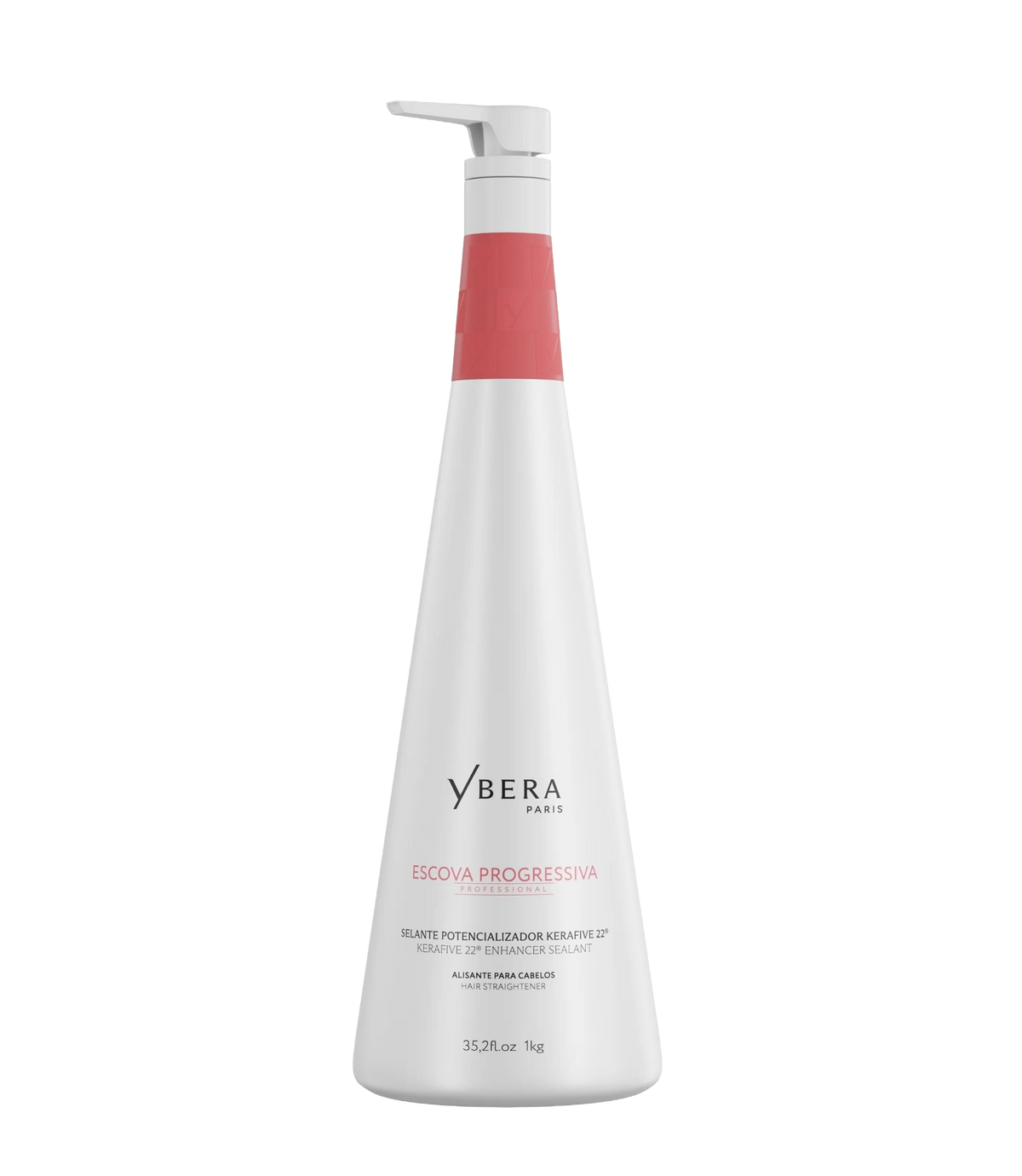 Alisado progresivo Kerafive 22® Enhancer Sealant de Ybera Paris para un liso impecable con brillo inigualable