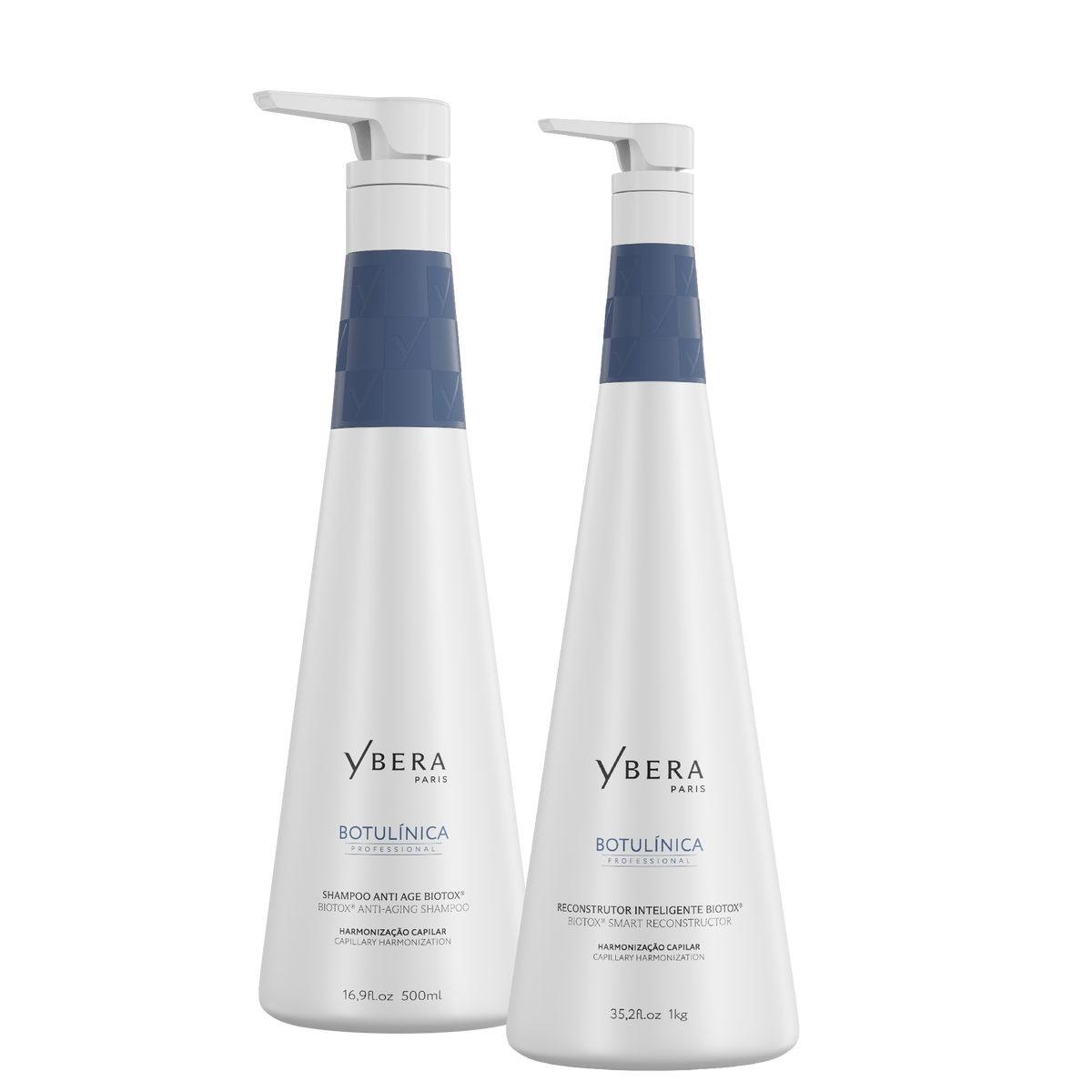 Pack BIOTOX® Botulínica de Ybera Paris con champú y reconstructor capilar.