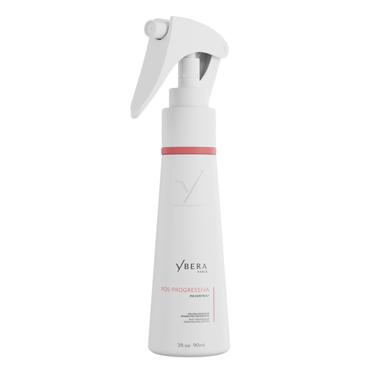 Pós-Progressiva Finisher pH Control de Ybera Paris para cabello alisado.