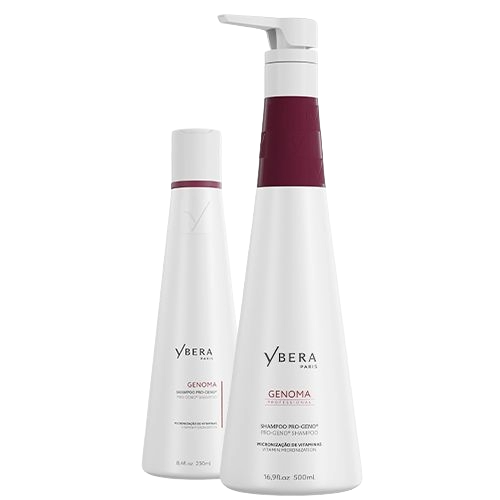 Champú Pro-Geno® Genoma de Ybera Paris para cabello dañado.